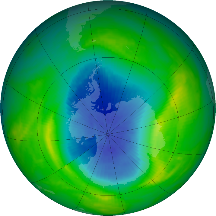 Ozone Map 1982-10-29